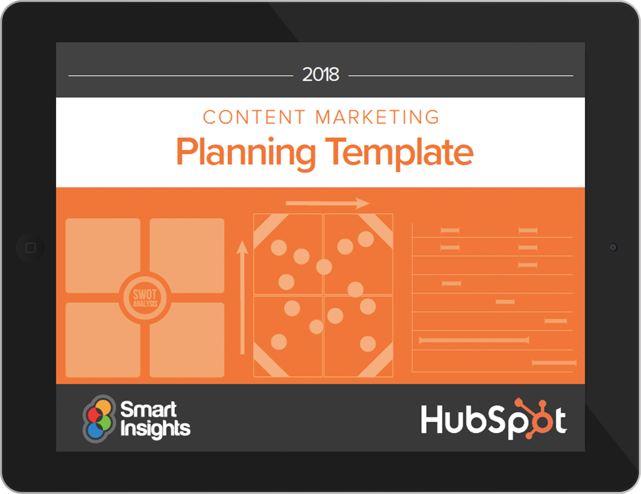 HubSpot 12 month content marketing plan template
